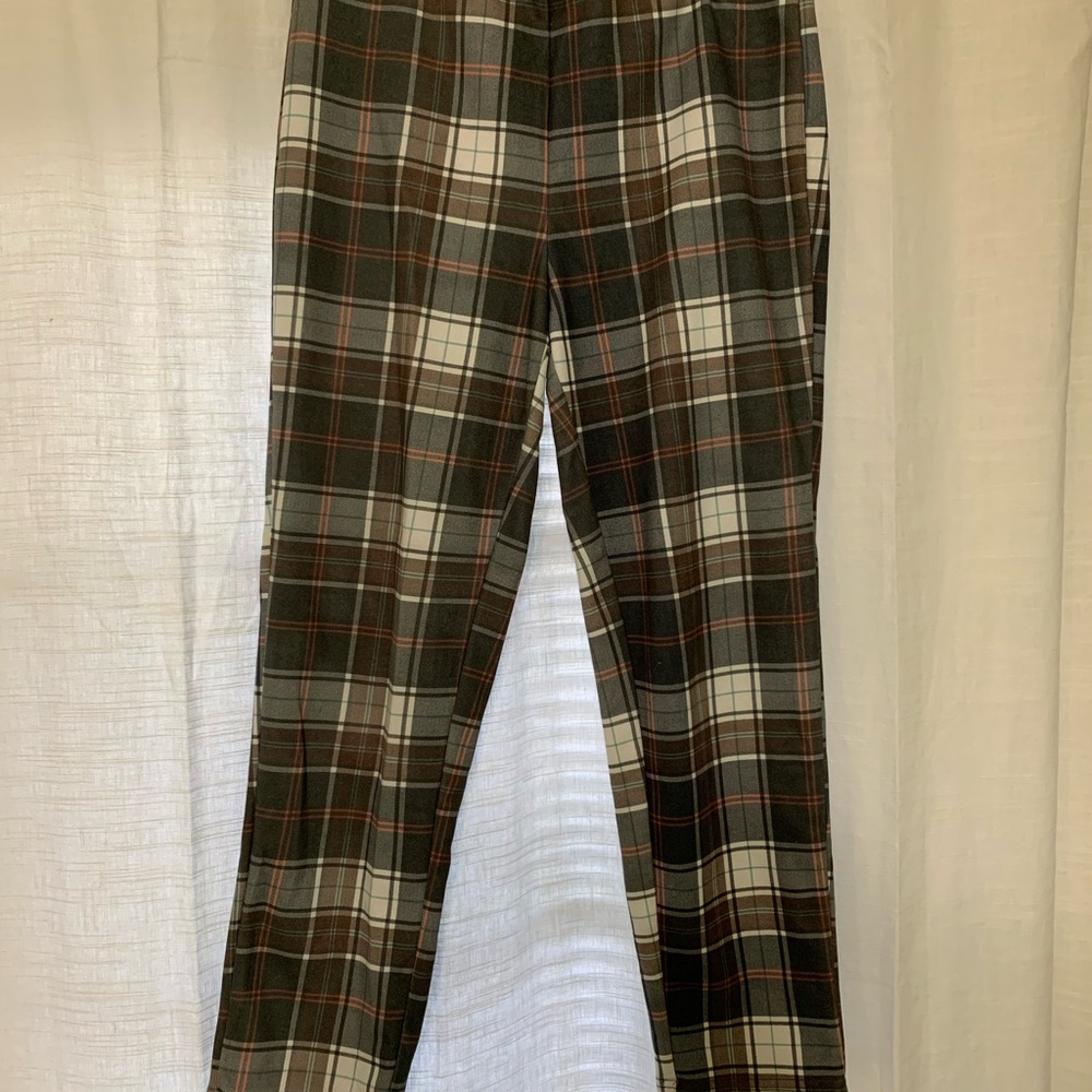 Versona Plaid Women's Pants - Black, Brown, White